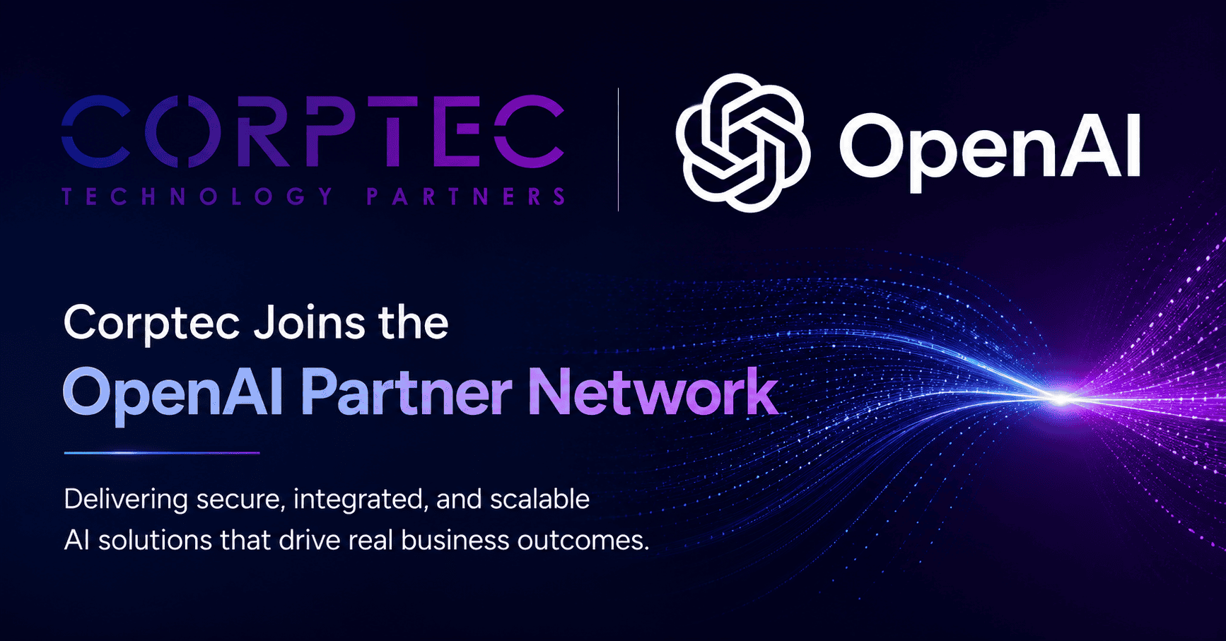 Corptec Becomes an OpenAI Select Partner